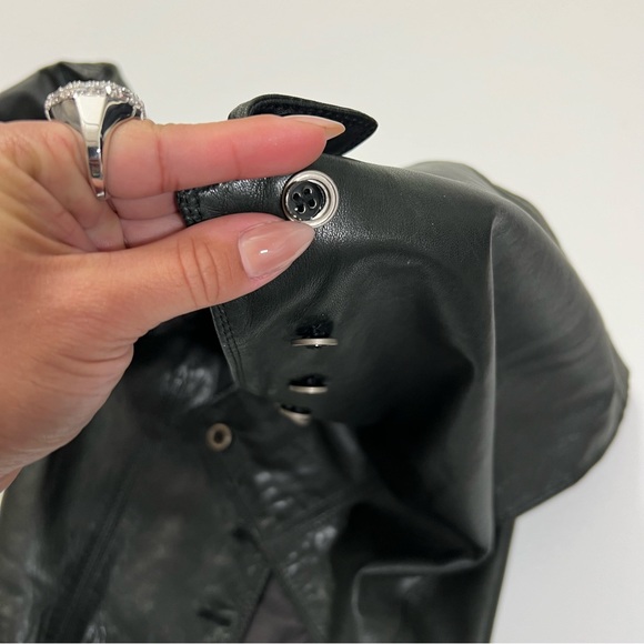 Gianni Versace Leather Cropped Top - Picture 4 of 5